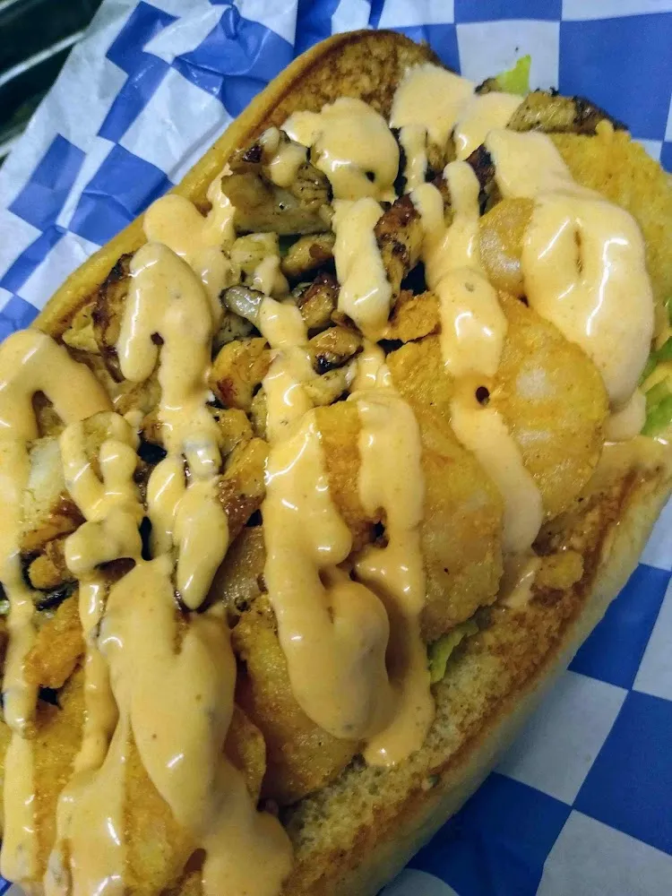 Hand-Battered Fried Shrimp PO Boy