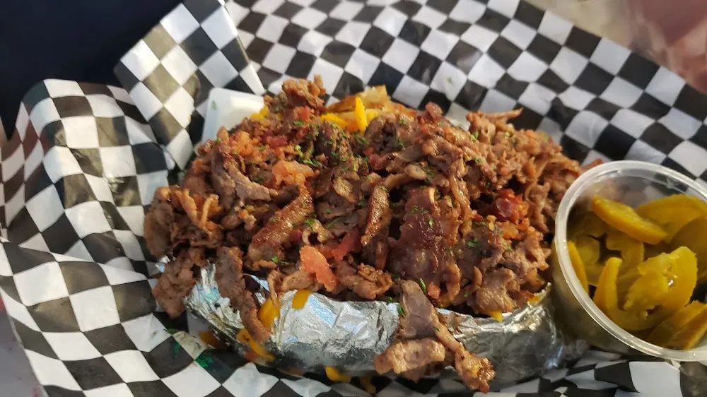 Loaded Baked Potato with Steak