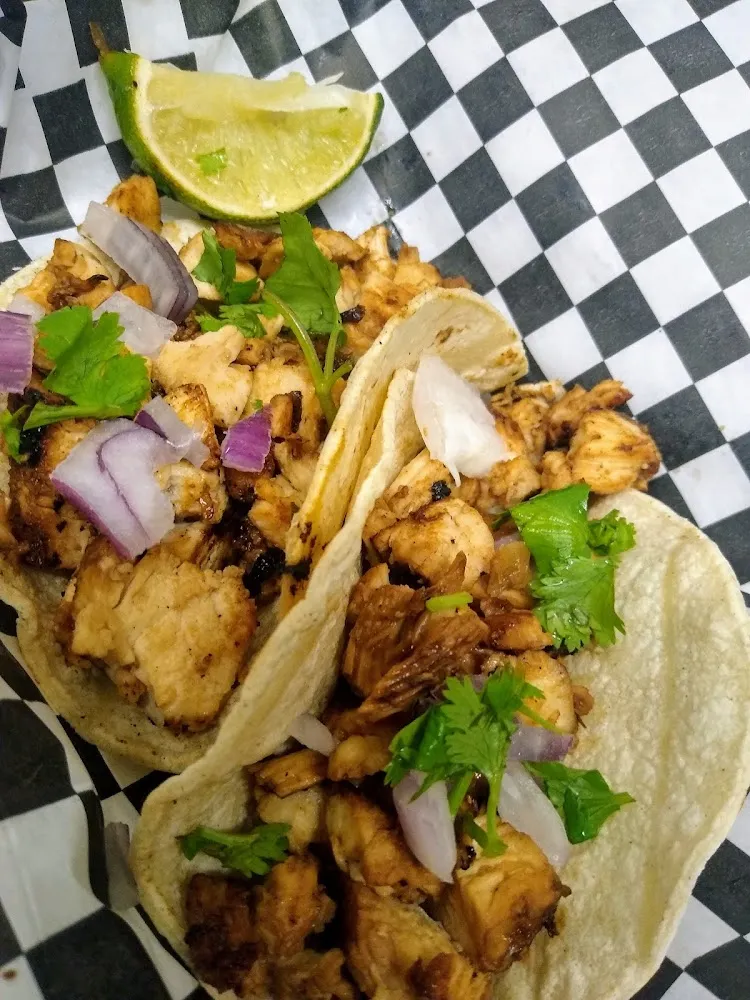 Street Tacos Beef Chicken or Shrimp